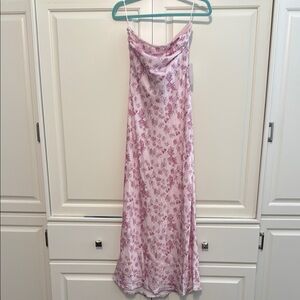 Pink Floral Dress NWT American Threads size small